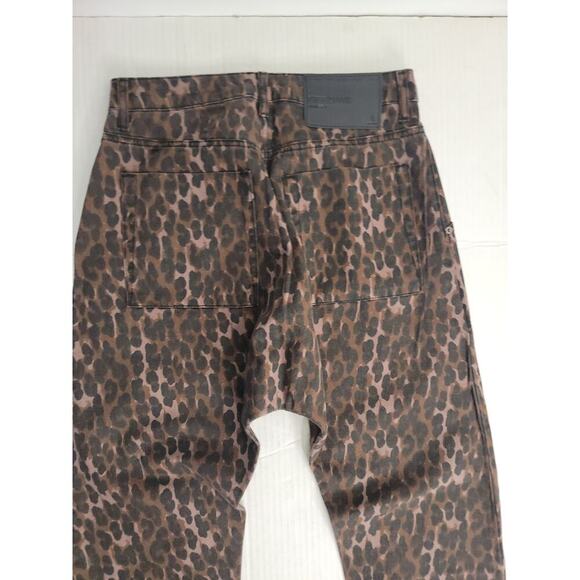 Free People One Teaspoon Printed Sinners Jeans Sz 26 Harem Barrel Leopard Print - Picture 13 of 15